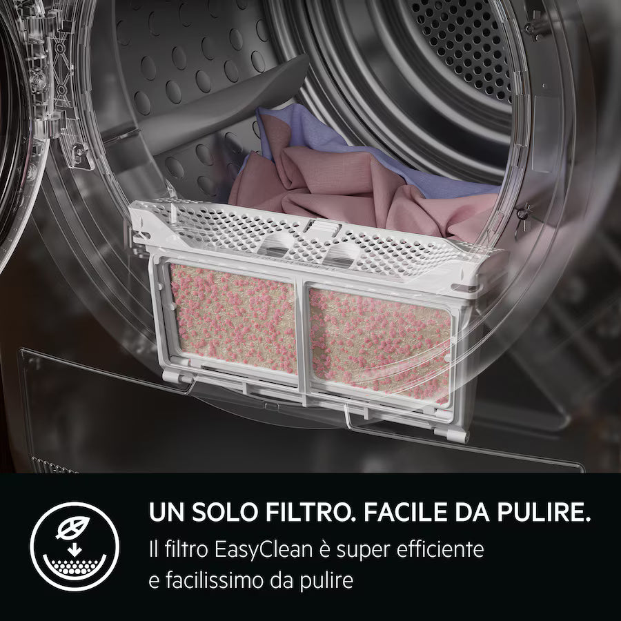 Asciugatrice AEG TR7G93W Classe C 9 kg Series 7000 SensiDry  Libera installazione Bianco