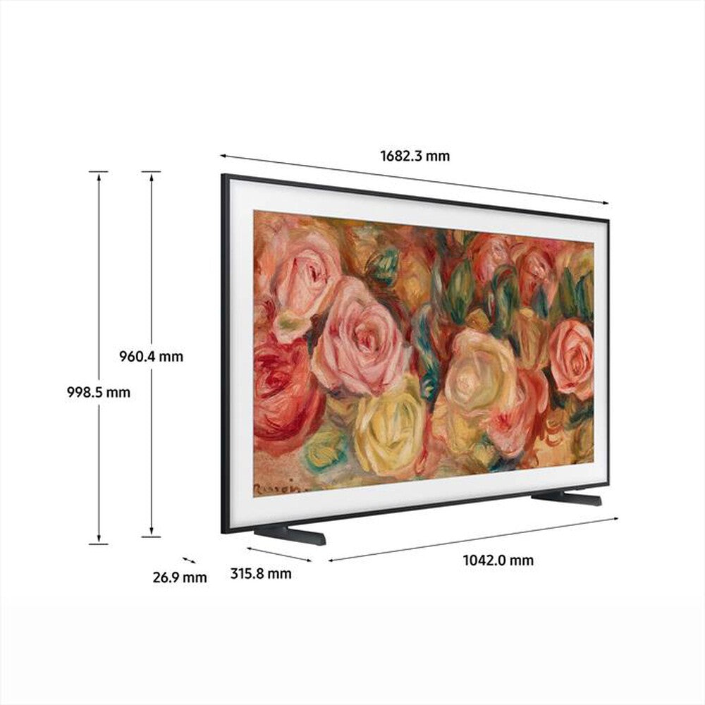 TV Samsung QE75LS03DAUXZT QLED 4K 75" The Frame Smart TV Wi-Fi Processore Quantum
