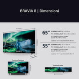 TV Sony K55XR83PAEP 55" SDS BRAVIA 8 XR OLED Google TV