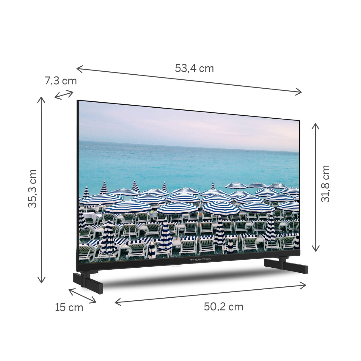 TV Thomson 24HD2S13 24" HD Easy TV