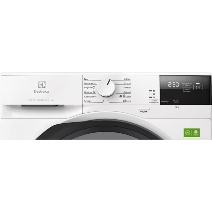 Asciugatrice Electrolux EW7H28B 700 DelicateCare 8 kg Pompa di Calore Motore Inverter Classe B