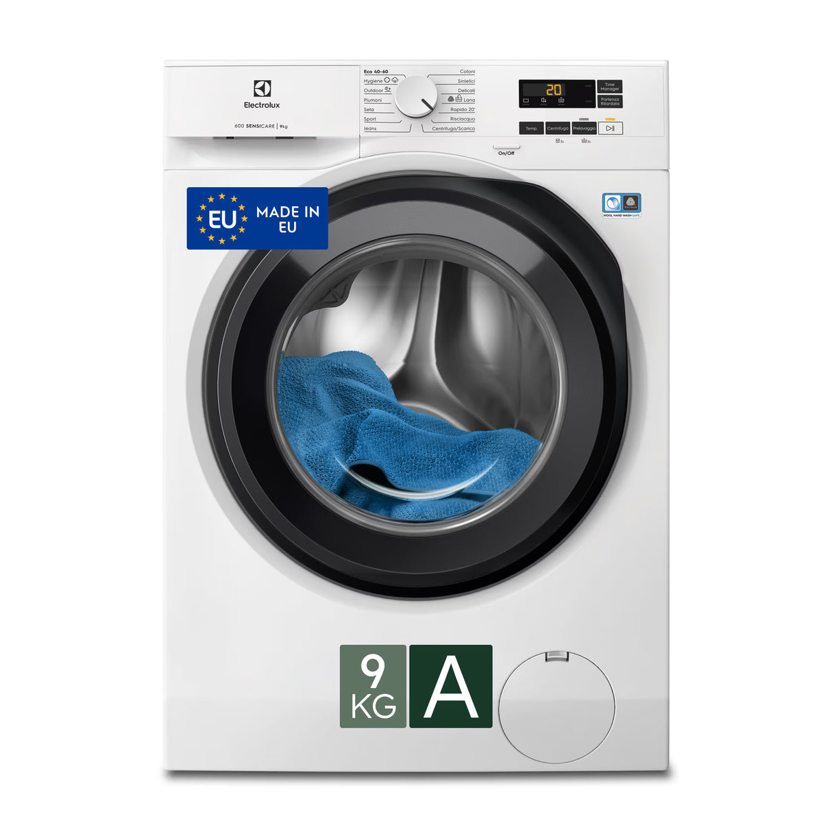 Lavatrice Carica Frontale Electrolux EW6F19G 9 kg 1400 giri SensiCare Classe A