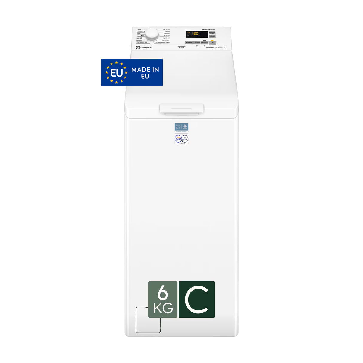 Lavatrice Electrolux EW6T526C Carica dall'alto Classe C 6Kg 1200 giri Sensicare