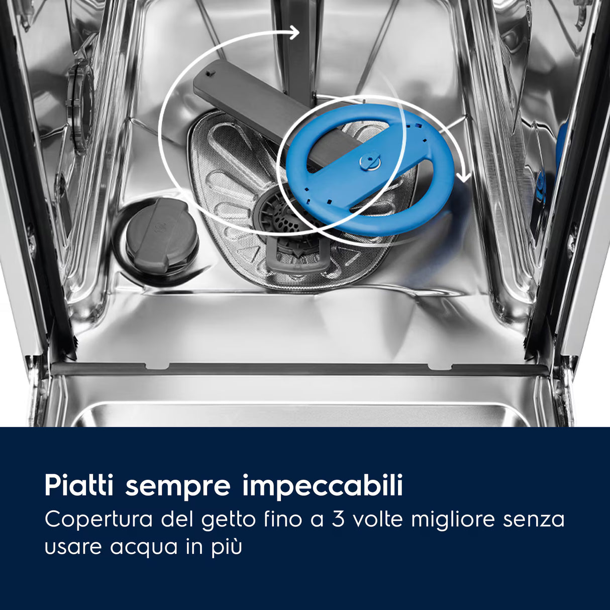 Lavastoviglie Electrolux EES47325L Da Incasso Classe D 13 coperti Serie 600 SatelliteClean® 60 cm