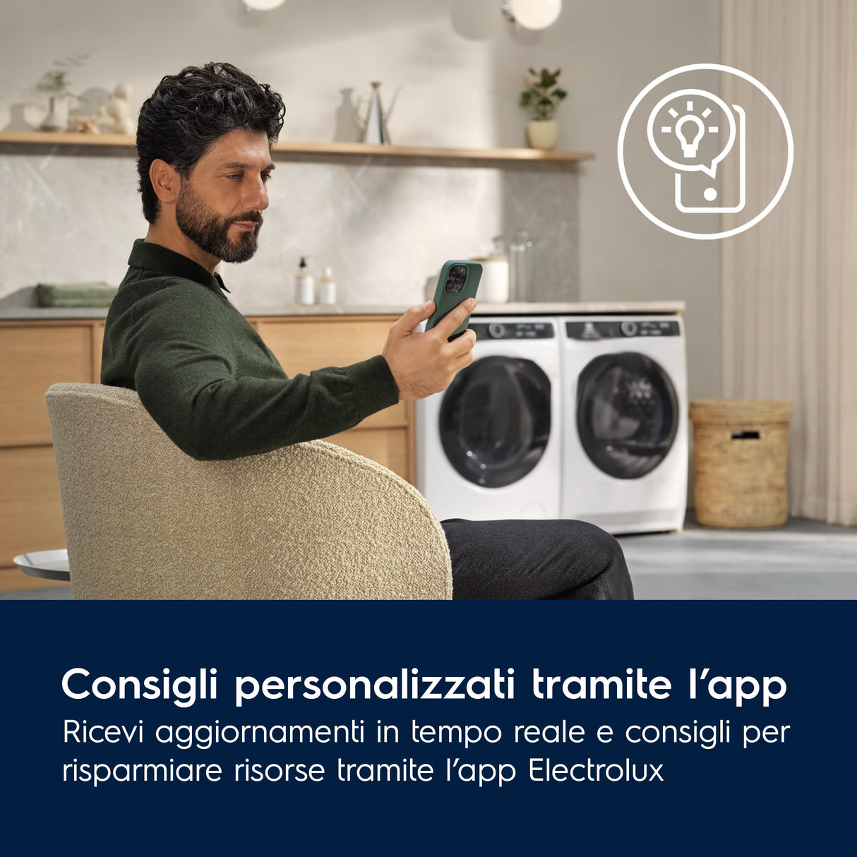 Asciugatrice Electrolux EW7H58GY Pompa di Calore 8KG Classe B Serie 700 DelicateCare