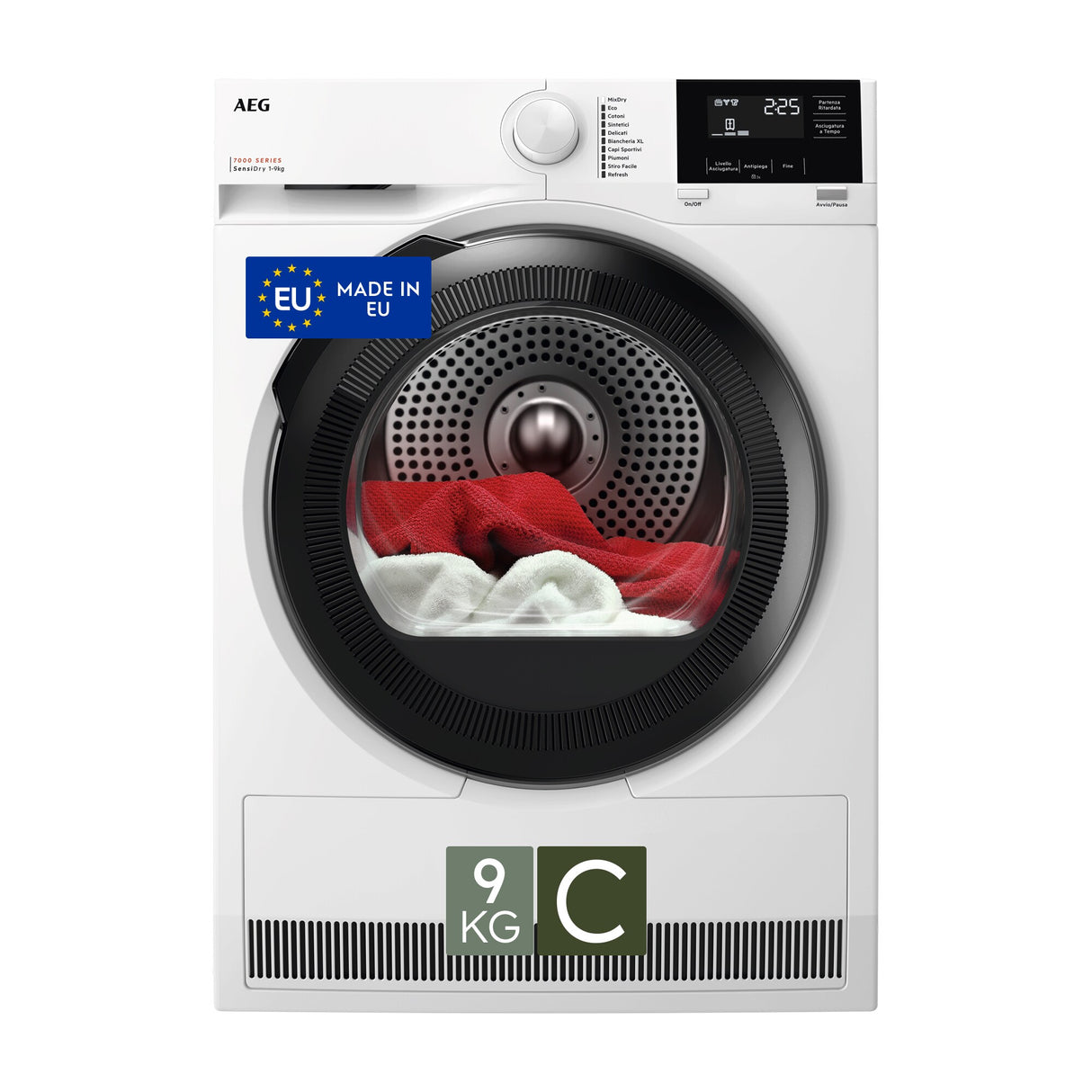 Asciugatrice AEG TR7HG9C Capacità 9KG Classe C Serie 7000
