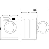 Asciugatrice Hotpoint HPTS74DBSIT Slim A Pompa Di Calore Classe C
