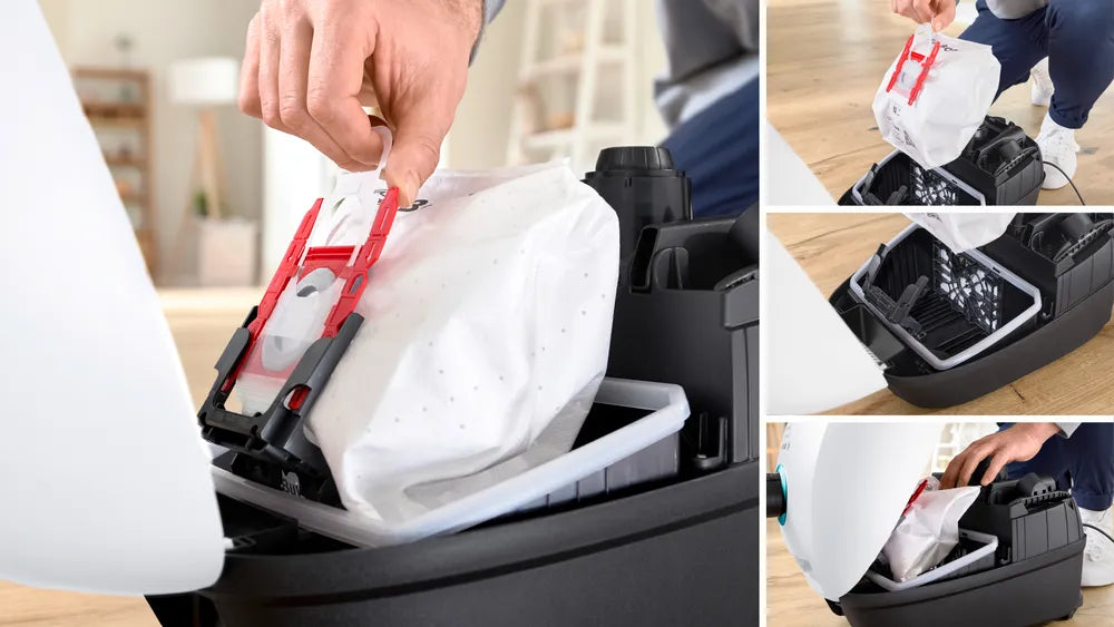 Aspirapolvere con sacco Bosch BGB41HYG1H ProHygienic Bianco Serie 4