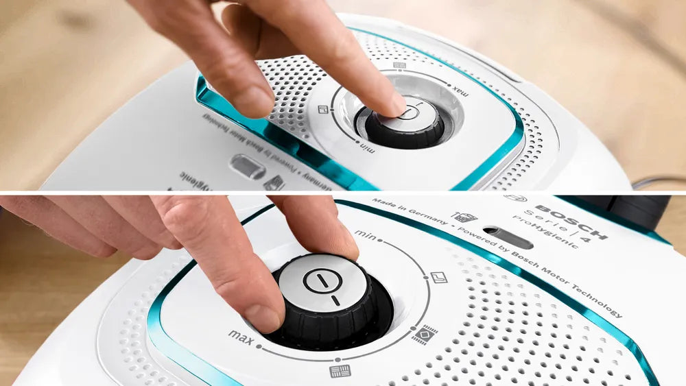 Aspirapolvere con sacco Bosch BGB41HYG1H ProHygienic Bianco Serie 4