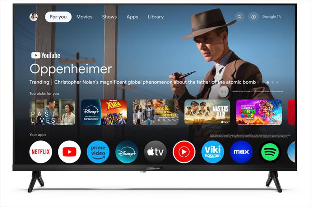 TV Sharp 32GF3265E Google TV 32" Full HD QLED