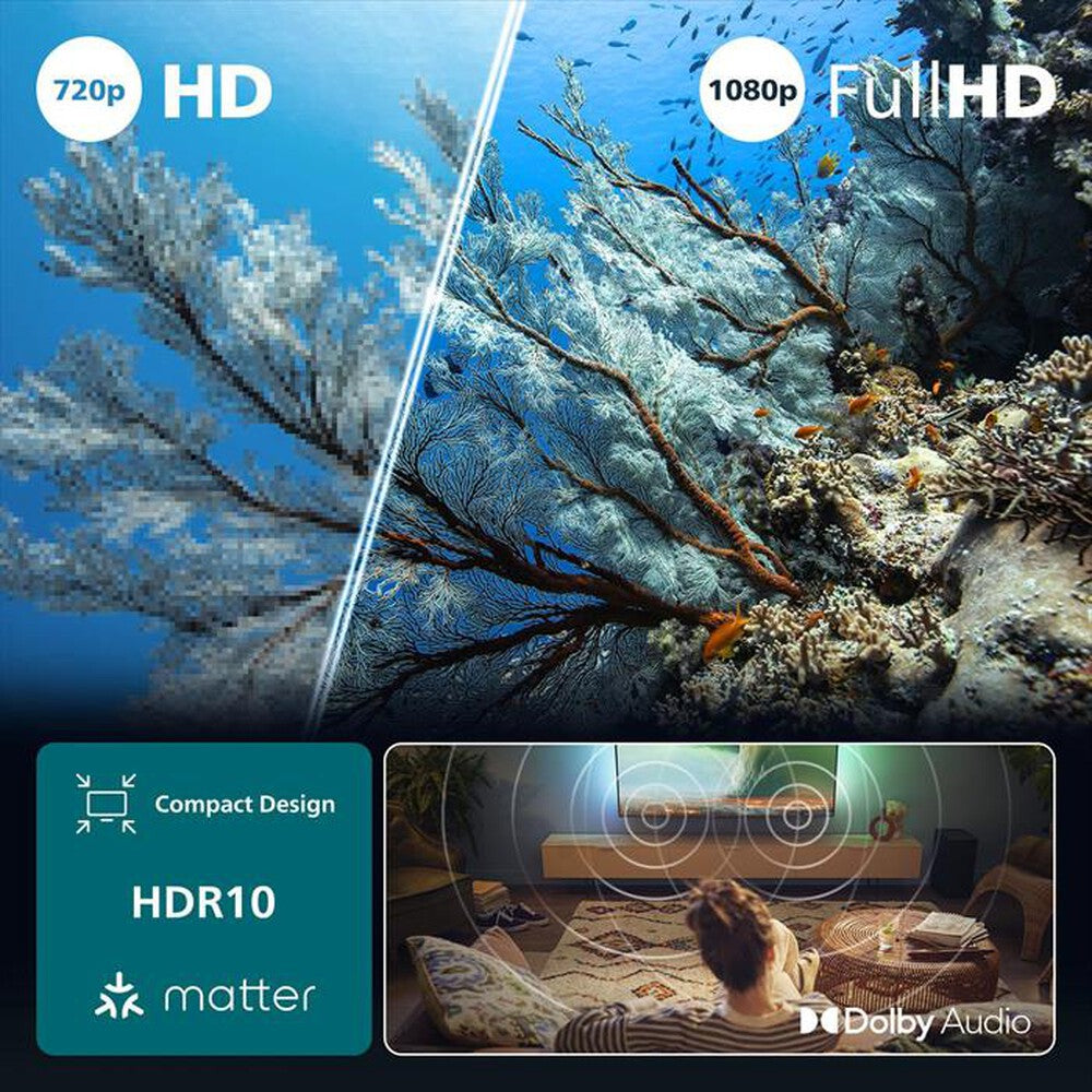 TV Philips 32PFS6900/12 Smart TV 32" Full HD Titan Os Ambilight