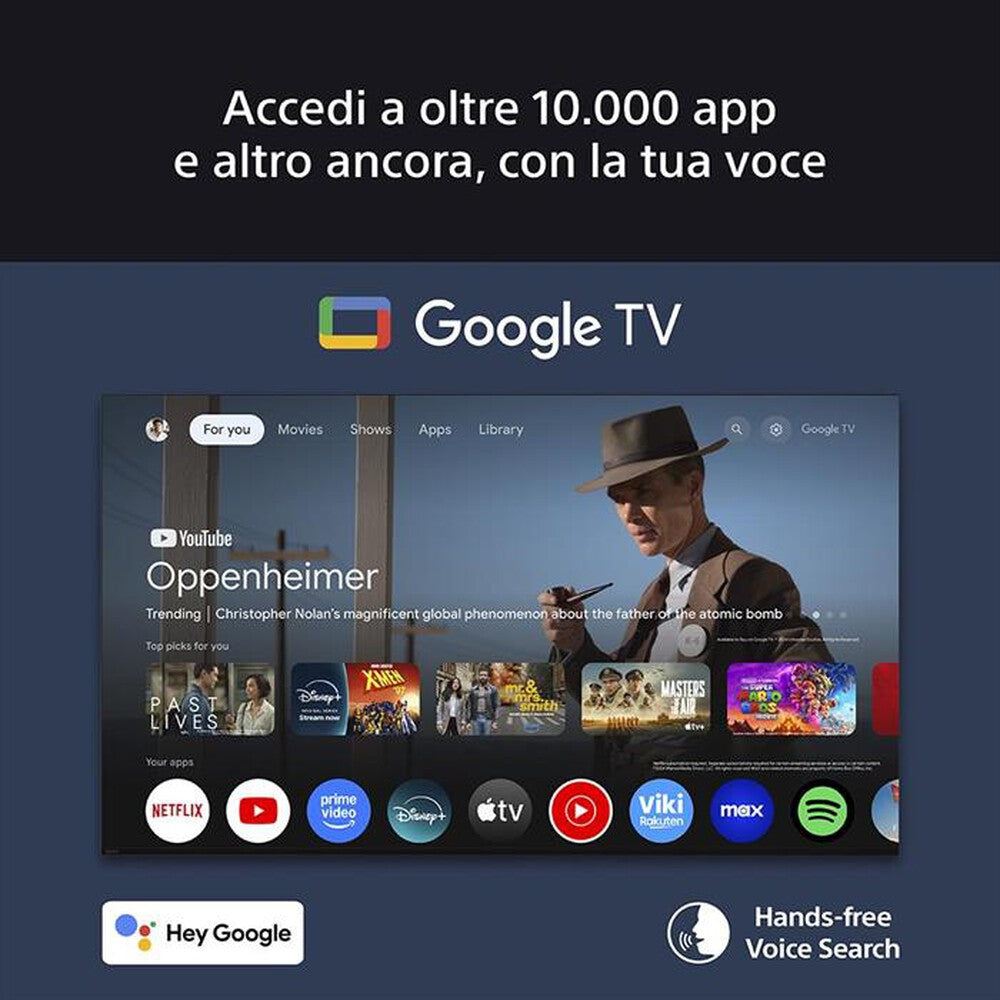 TV Sony K43S39BP.CEI 43" BRAVIA 3 X1 LED Google TV SDS 4K HDR