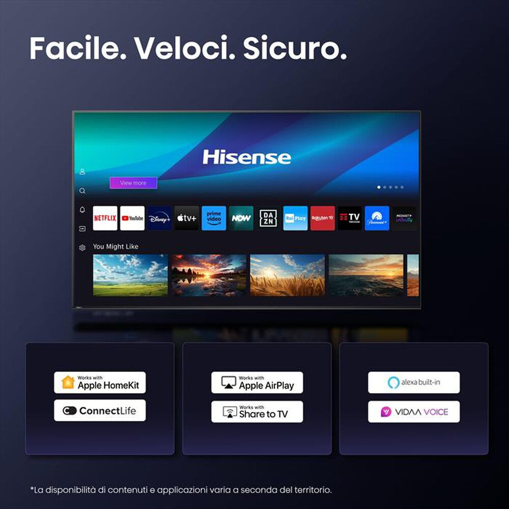 Hotel TV Hisense 50U79Q 50" Mini LED 4K UHD Smart TV HDR AI Wi-Fi