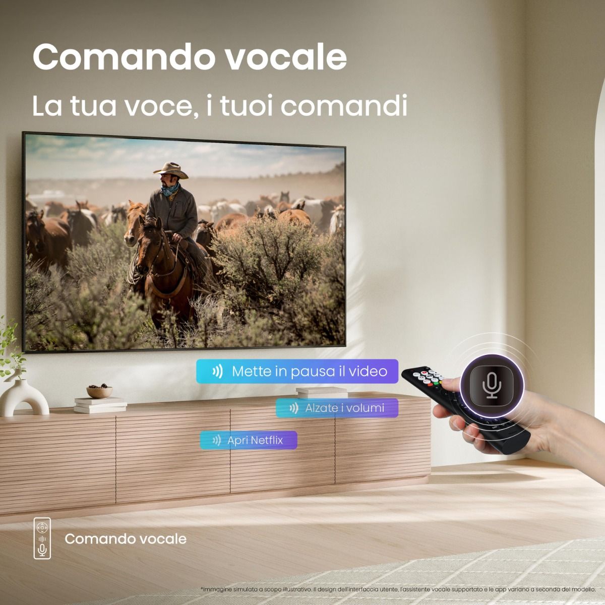 TV Hisense 55A69Q 55" 4K AI UHD Smart TV VIDAA U9 Dolby Audio