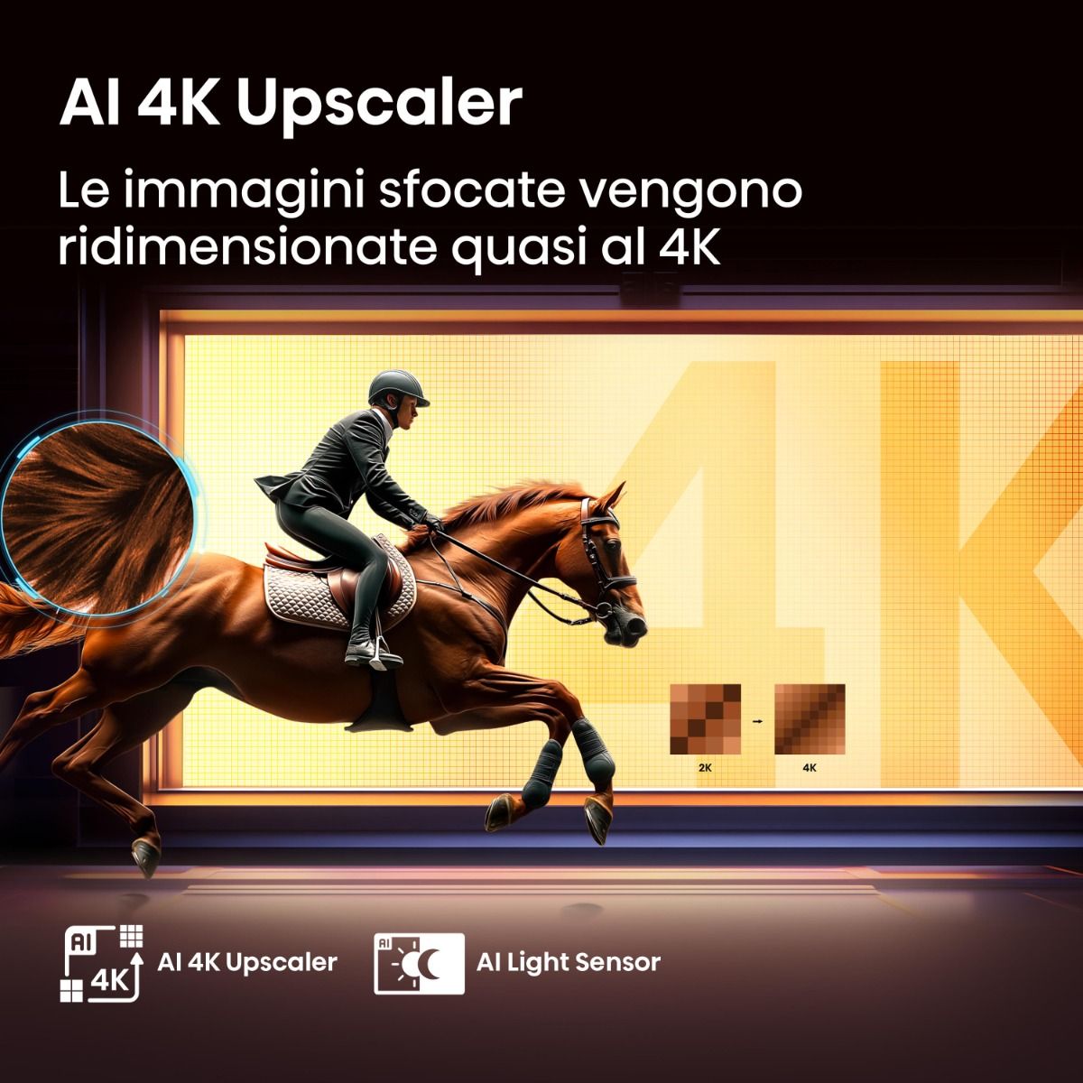 TV Hisense 55A69Q 55" 4K AI UHD Smart TV VIDAA U9 Dolby Audio