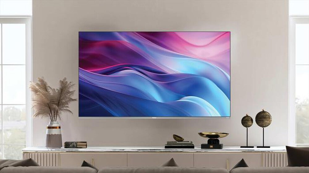 Smart TV QLED HAIER H43Q80FUX 43” UHD 4K Google TV nero Classe F