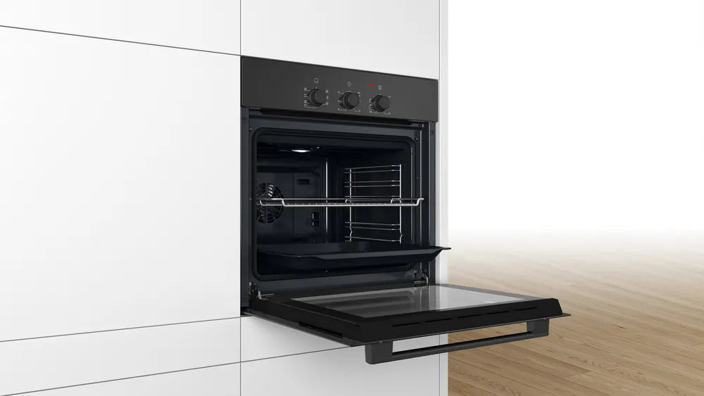 Forno Bosch HBF011BA2 Da Incasso Elettrico Ventilato 3 Manopole Classe A 66L Nero