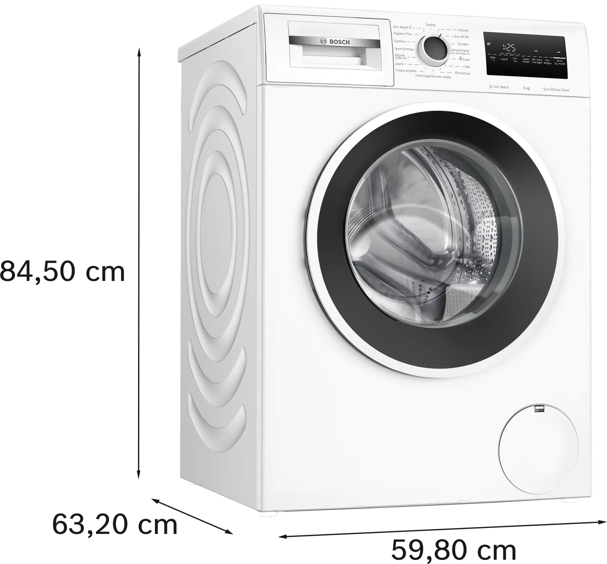 Lavatrice a carica frontale Bosch Serie 4 WAN28219IT 9kg 1400 RPM Classe A Bianco