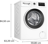 Lavatrice a carica frontale Bosch Serie 4 WAN28219IT 9kg 1400 RPM Classe A Bianco