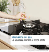 Piano Cottura A Gas Bosch PGQ7B5K90 5F 75Cm Inox