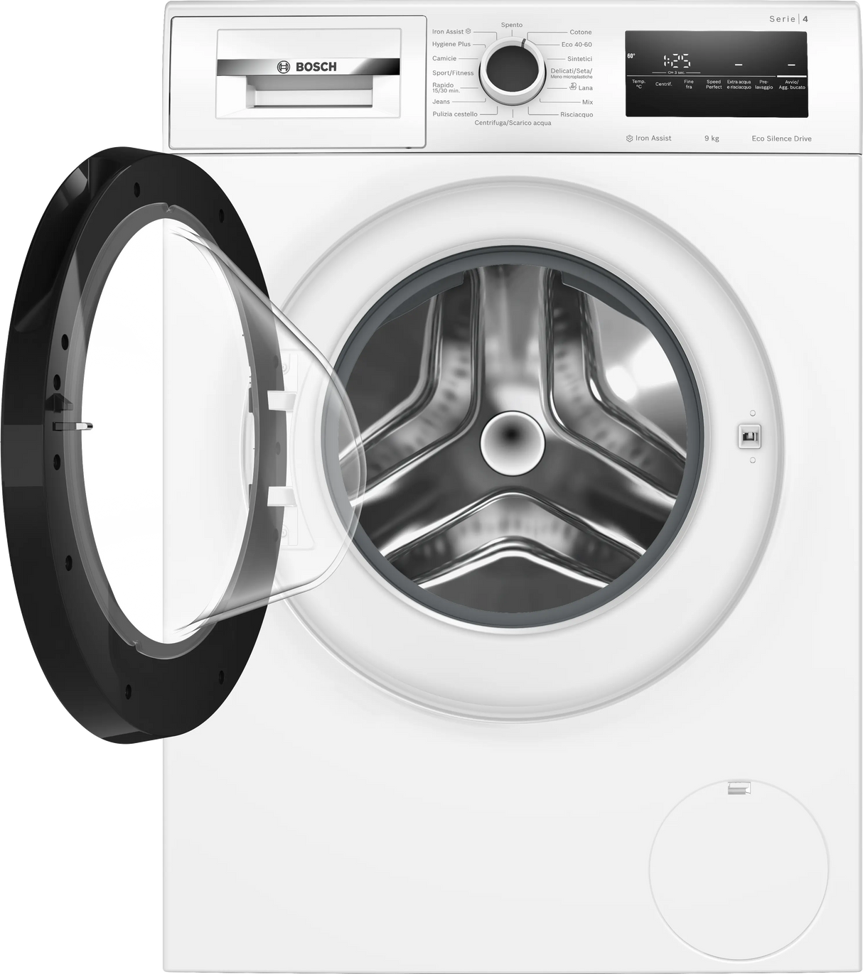 Lavatrice a carica frontale Bosch Serie 4 WAN28219IT 9kg 1400 RPM Classe A Bianco