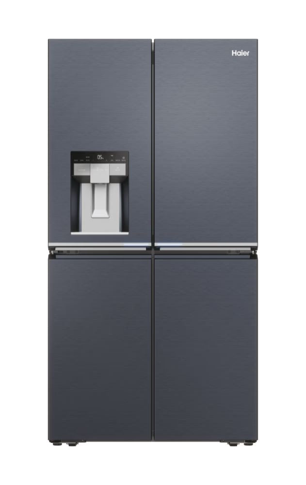 Frigorifero Quattroporte Haier HCR7918EIMB Multidoor Cube 90 Serie 7 601 l Classe E Brushed Black