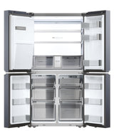 Frigorifero Quattroporte Haier HCR7918EIMB Multidoor Cube 90 Serie 7 601 l Classe E Brushed Black