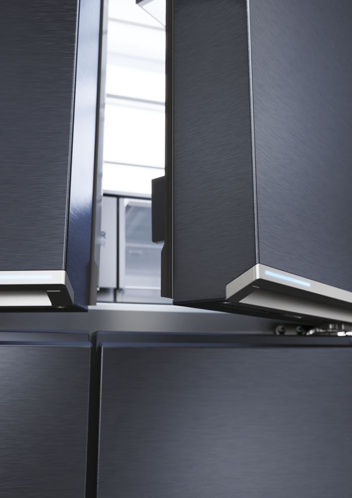 Frigorifero Quattroporte Haier HCR7918EIMB Multidoor Cube 90 Serie 7 601 l Classe E Brushed Black