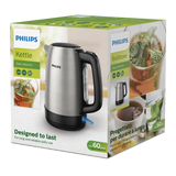 Bollitore Philips HD9350/90 1,7 lt 2200W Colore Acciaio Spegnimento Automatico
