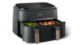 Friggitrice ad Aria Philips NA352/00 2 Cestelli 8 Programmi 9lt 2750W