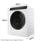 Lavatrice Haier I-Pro Serie 7 Plus HW110-B14979EU1 11 Kg 1400 RPM Frontale Bianco Classe A