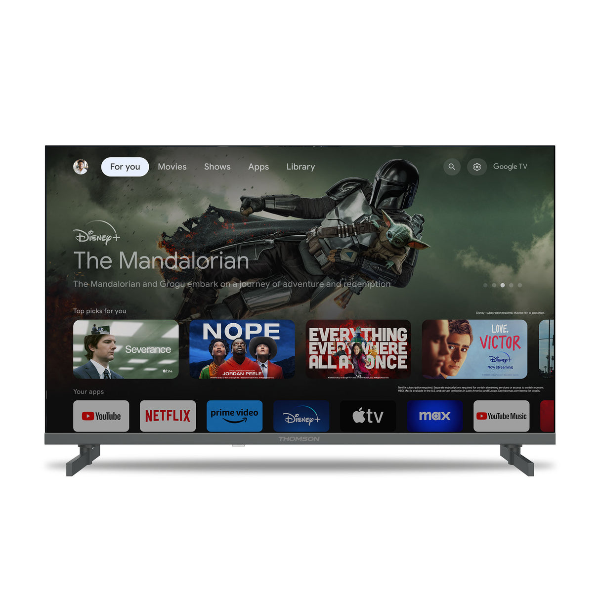 TV Thomson 43QG4S14 Google TV 43" Ultra HD QLED
