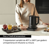 Bollitore Haier HHKE5A 011 Master 1,7L 2200W Nero 7 Temperature