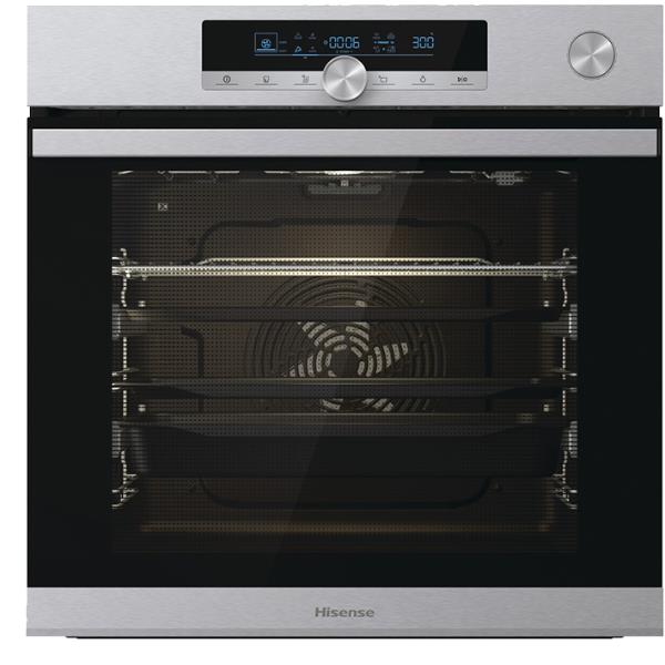 Forno Hisense BSA66334AX Da Incasso Elettrico Ventilato Multifunzione Classe A 77L Vapore Inox
