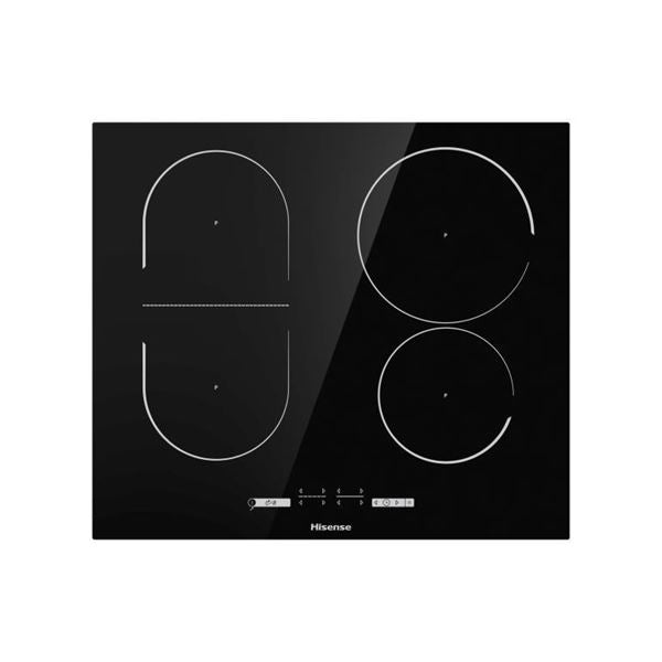 Piano Cottura Induzione Hisense I6433CB7 60Cm 4 Zone Bridge Nero