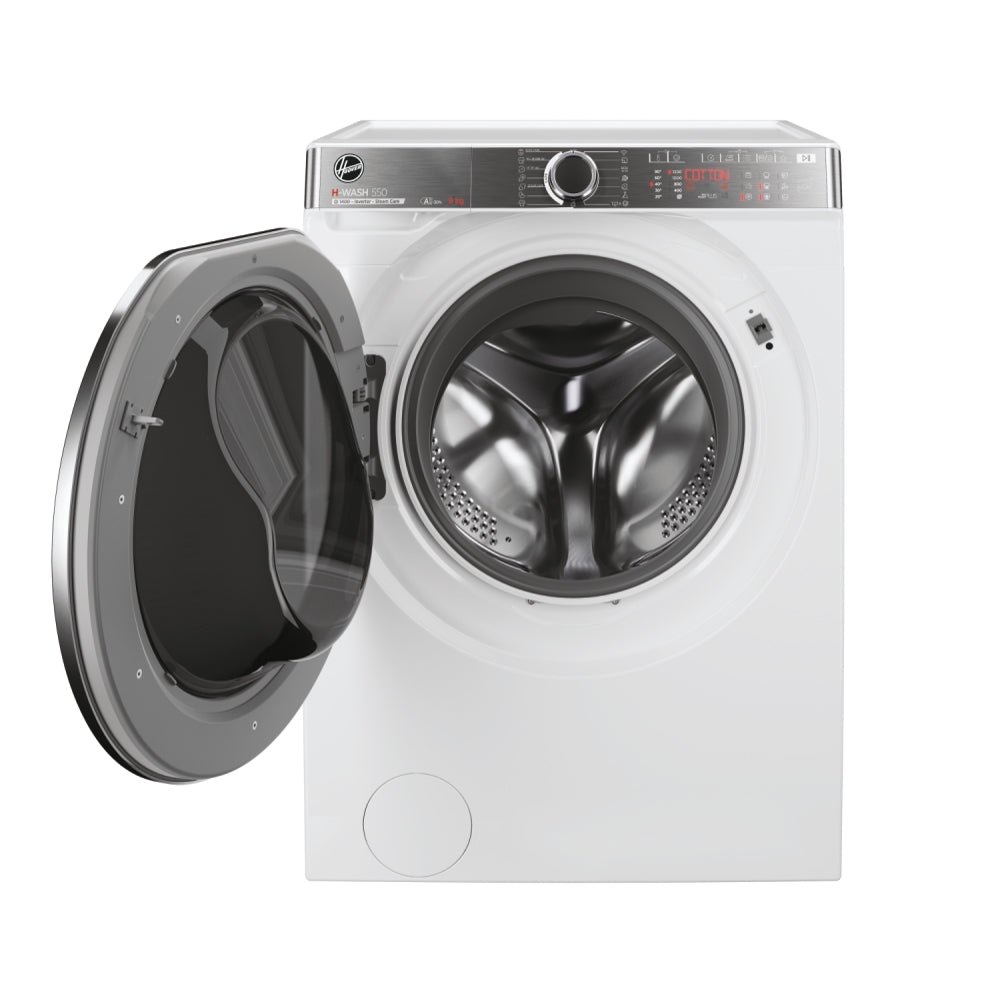 Lavatrice Hoover H5WPB49BC9/1-S 9 Kg Classe A Profondità 60 cm Centrifuga 1400 giri Inverter Funzione Vapore Wi-Fi