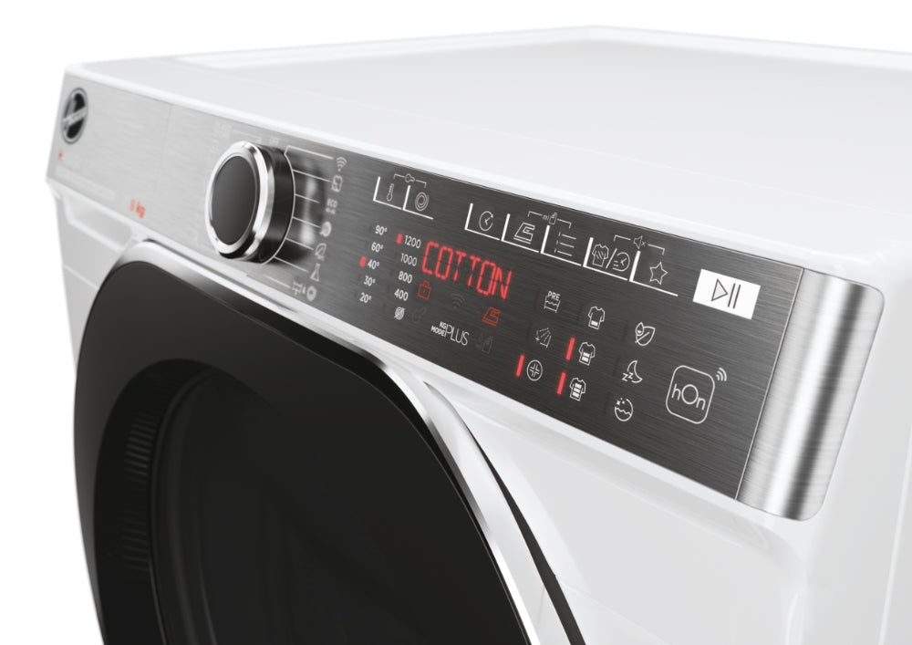 Lavatrice Hoover H5WPB49BC9/1-S 9 Kg Classe A Profondità 60 cm Centrifuga 1400 giri Inverter Funzione Vapore Wi-Fi