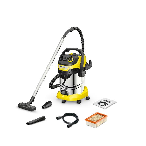 Bidone Aspiratutto Karcher WD6PSV-30/8/22/T 1300W 30L Giallo/Nero