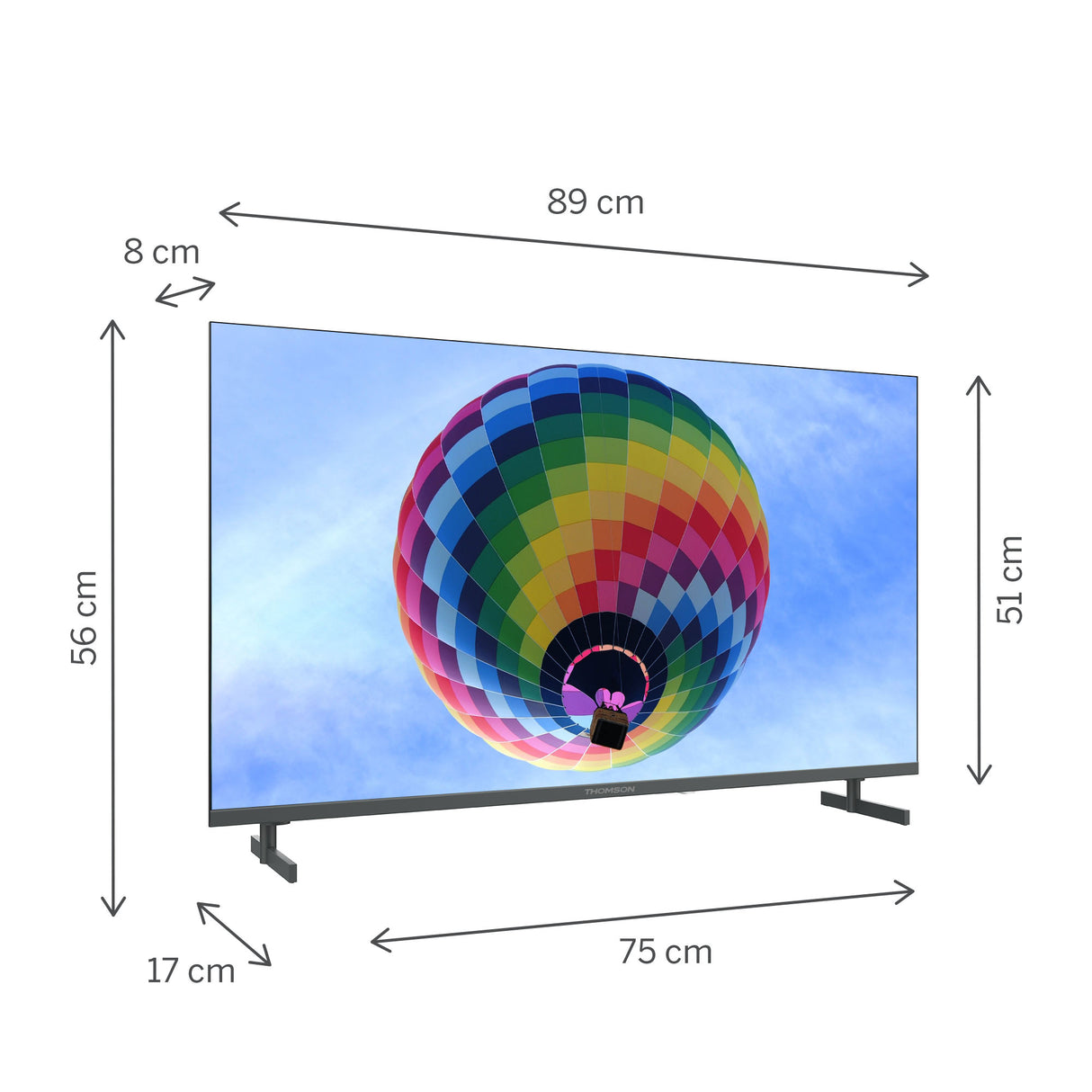 TV Thompson 40QG4S14 Smart TV 40" Q-LED  Full HD