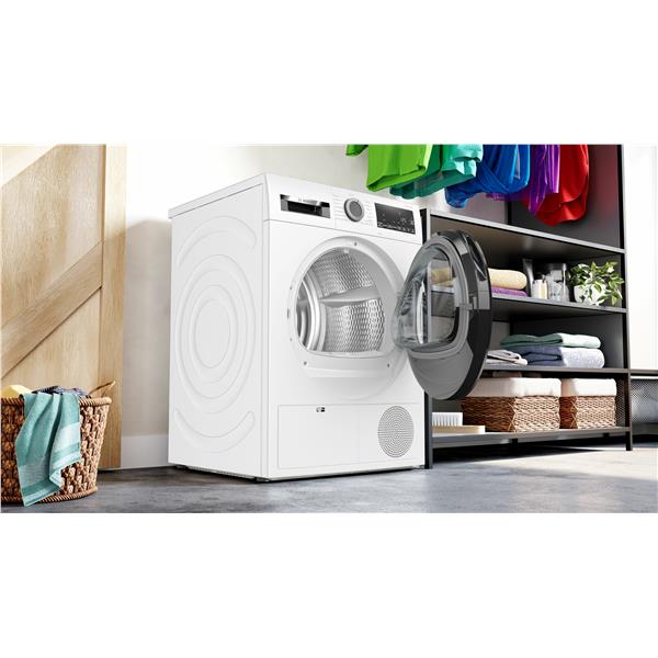 Asciugatrice Bosch WQG23100IT 8KG Classe E Pompa di calore EasyClean Bianca