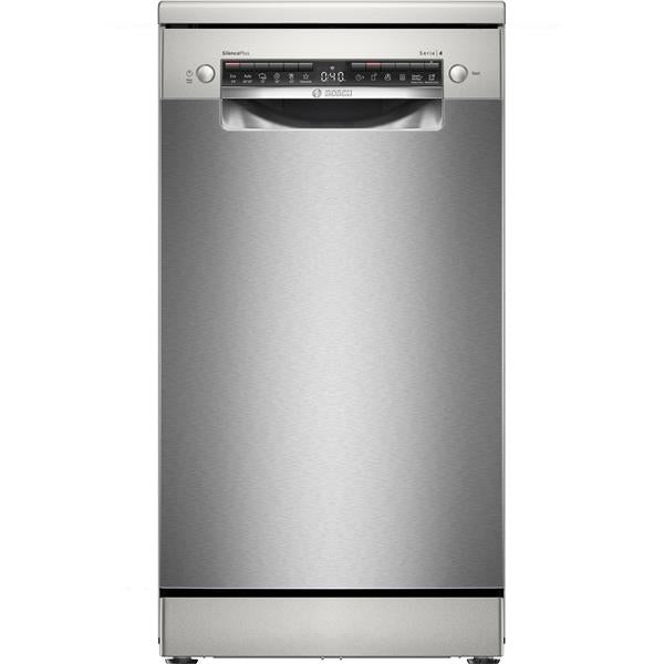 Lavastoviglie Bosch SPS4EMI24E da libera installazione Serie 4 45 cm Acciaio spazzolato anti-impronta HOMEC