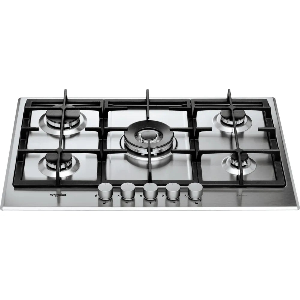 Piano Cottura A Gas Whirlpool GMR7522/IXL 75 Cm 5 Fuochi Acciaio Inox