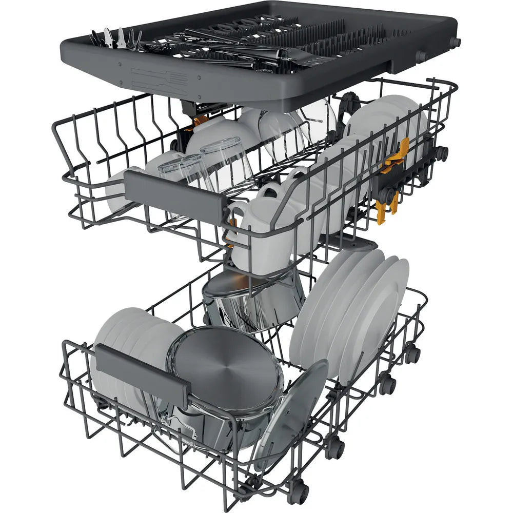 Lavastoviglie da incasso Whirlpool WH6IC11BS7LA0 slim 45 cm 11 coperti tecnologia 6° SENSO classe C