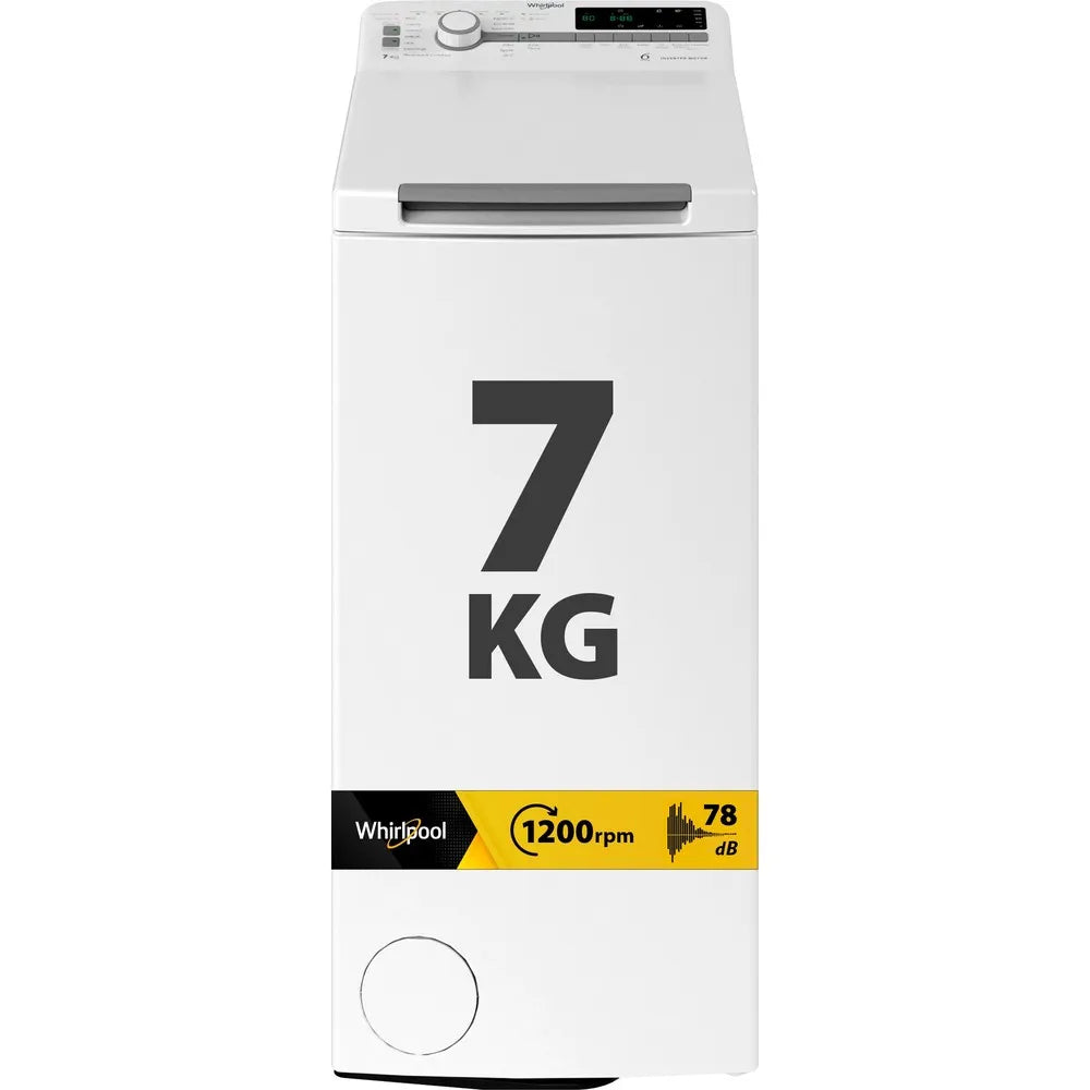 Lavatrice carica dall'alto Whirlpool TDLR 7251BS IT 7 kg 1200 giri classe B