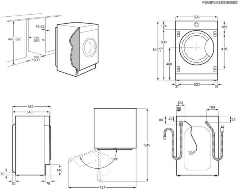 Lavatrice Electrolux EW8F384BI Incasso 8kg Classe A 1400giri UltraCare