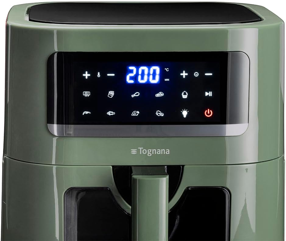 Friggitrice ad Aria Tognana D2DFA03IRVEA 7 lt Colore Verde Salvia 1800W