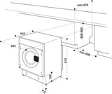 Lavatrice Hotpoint BIWMHG81485 Carica Frontale Incasso 8kg Classe B