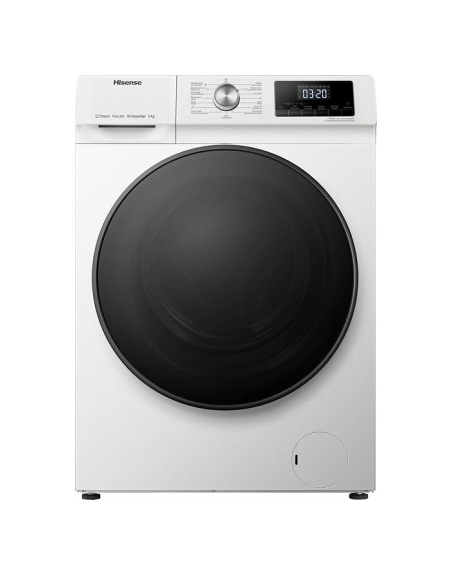 Lavatrice Hisense WFQA9014EVJMW 9 Kg Classe A Inverter 1400 giri Profondità 61 cm