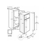 Frigorifero Electrolux KTS5LE16S Doppia Porta Incasso 157cm Classe E