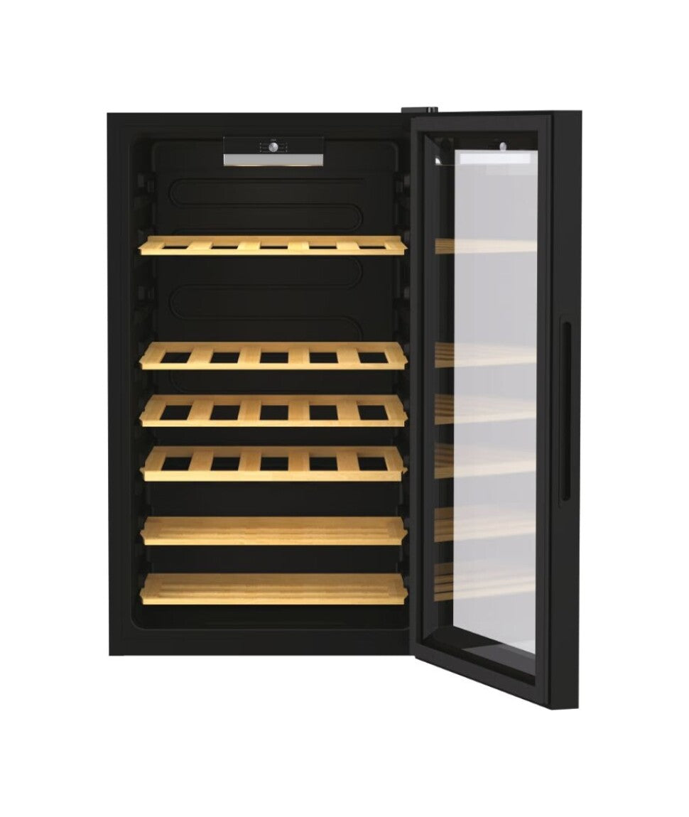 Cantinetta Candy CWC 150 MHF Libera Installazione Larghezza 49 cm 41 Bottiglie Nera Classe G